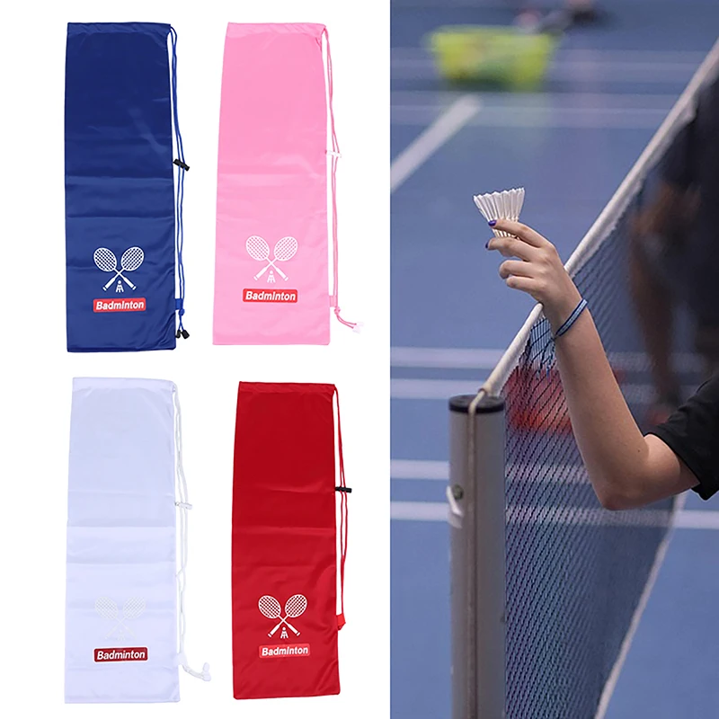 

1Pc Thickening Badminton Rackets Bag Racquet Pouch Wear Resistant Large Capacity Resistant To Dirt Drawstring Pocket