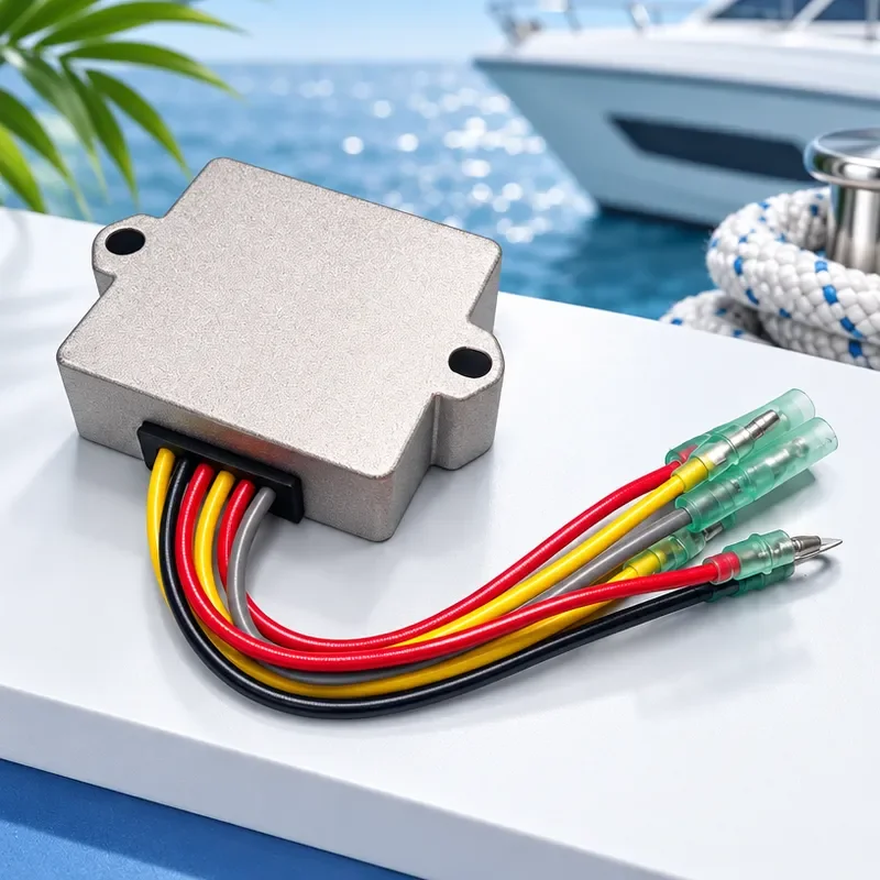 For Outboard Rectifier Two Stroke 40 50 60 Voltage Regulator 14 Volt New