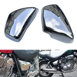 Motorcycle Side Battery Covers For Yamaha XV700 750 1000 1100 Virago 1984-Up Left Right Fairing Protector Motocross Accessories