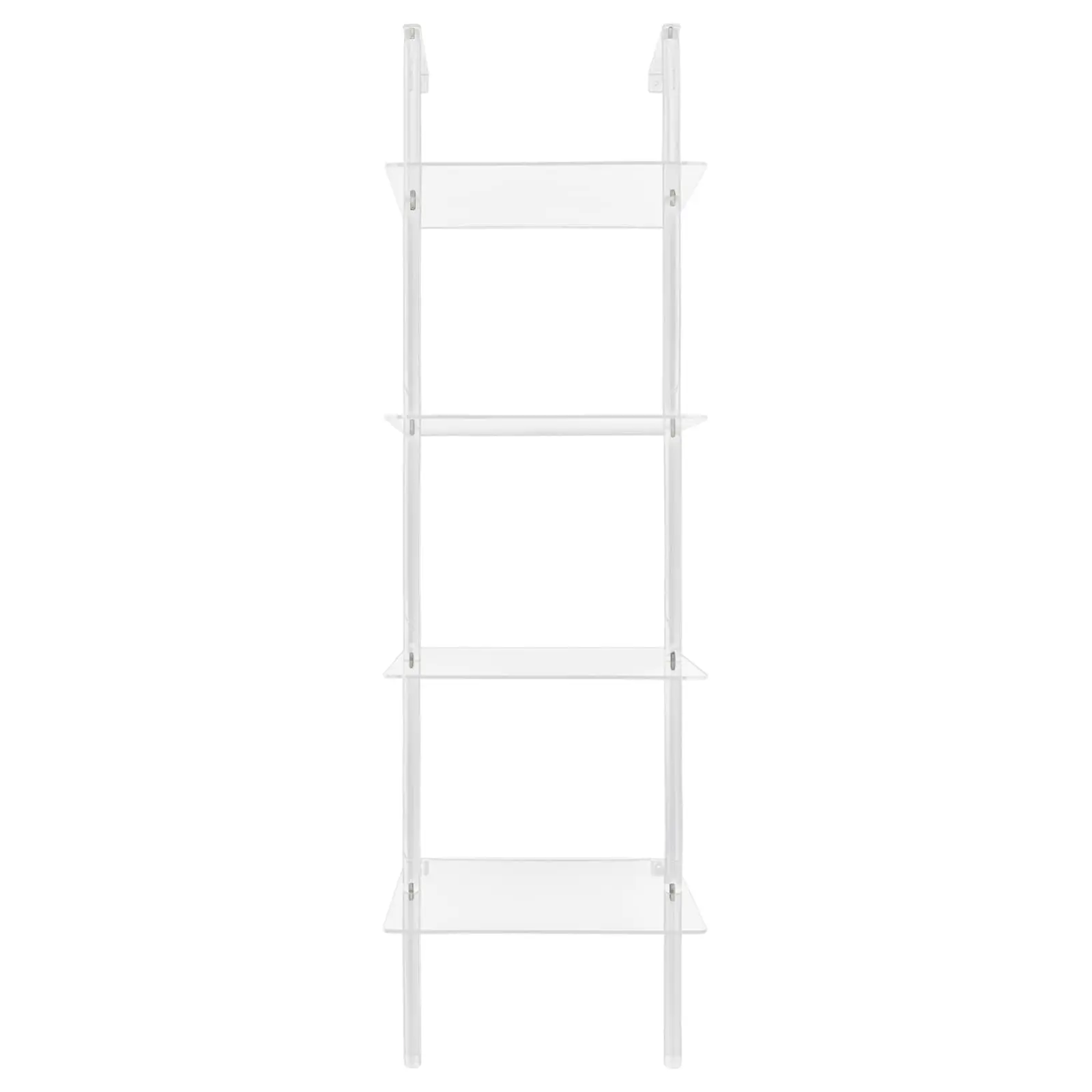 رف كتب أكريليك، رف كتب أكريليك شفاف مثبت على الحائط، رف كتب متعدد الطبقات #6