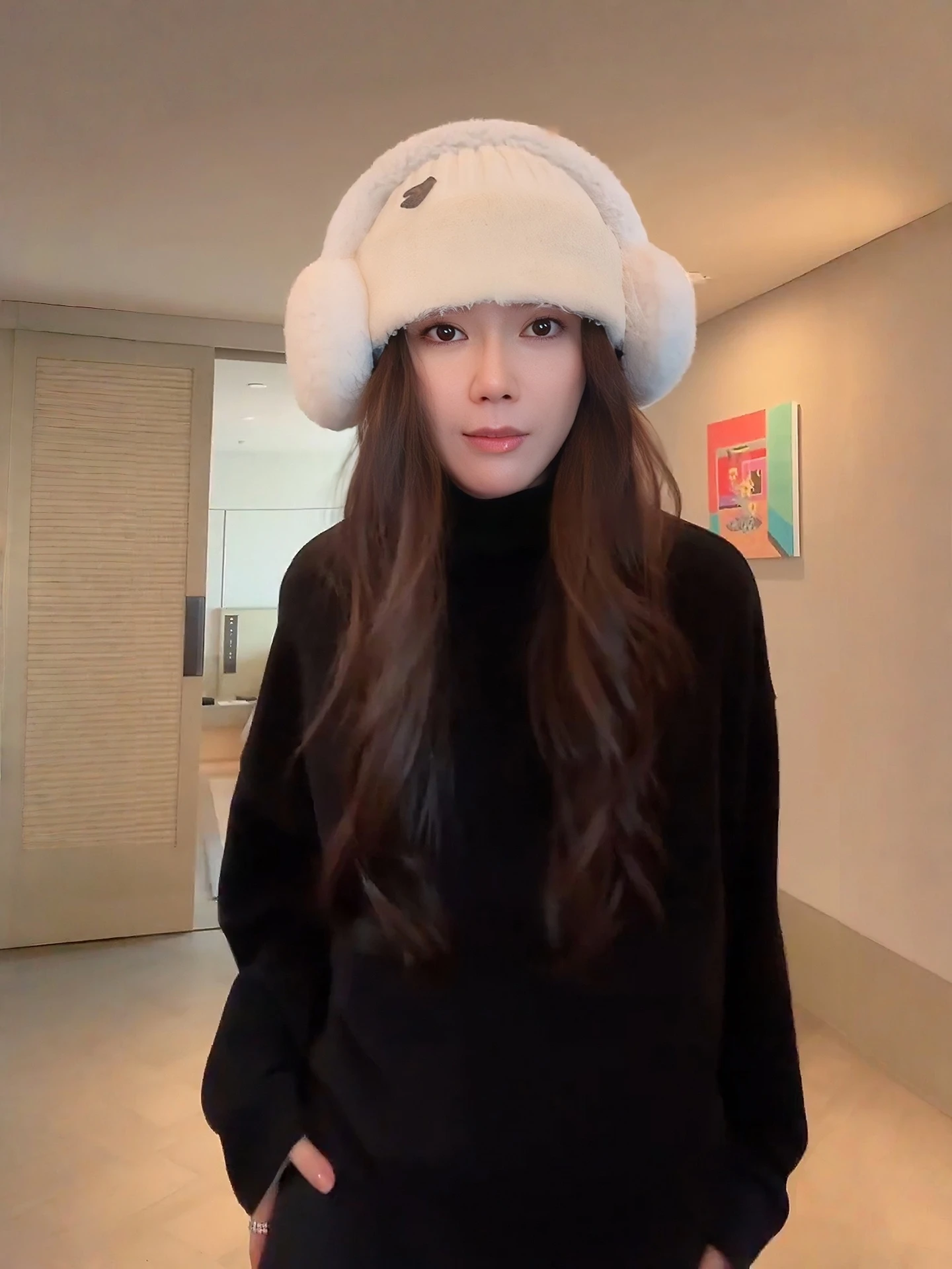 

Zone High Ne Long Sve Women's Base irt Mixed Fiber Lyocell Color Winter Warm Furnace T-irt Casual Loose Fit