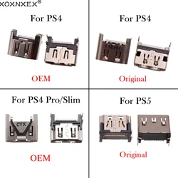 XOXNXEX 1pcs For Sony PS5 For PS4 Pro Slim HDMI Jack Port Socket Interface Connector replacement