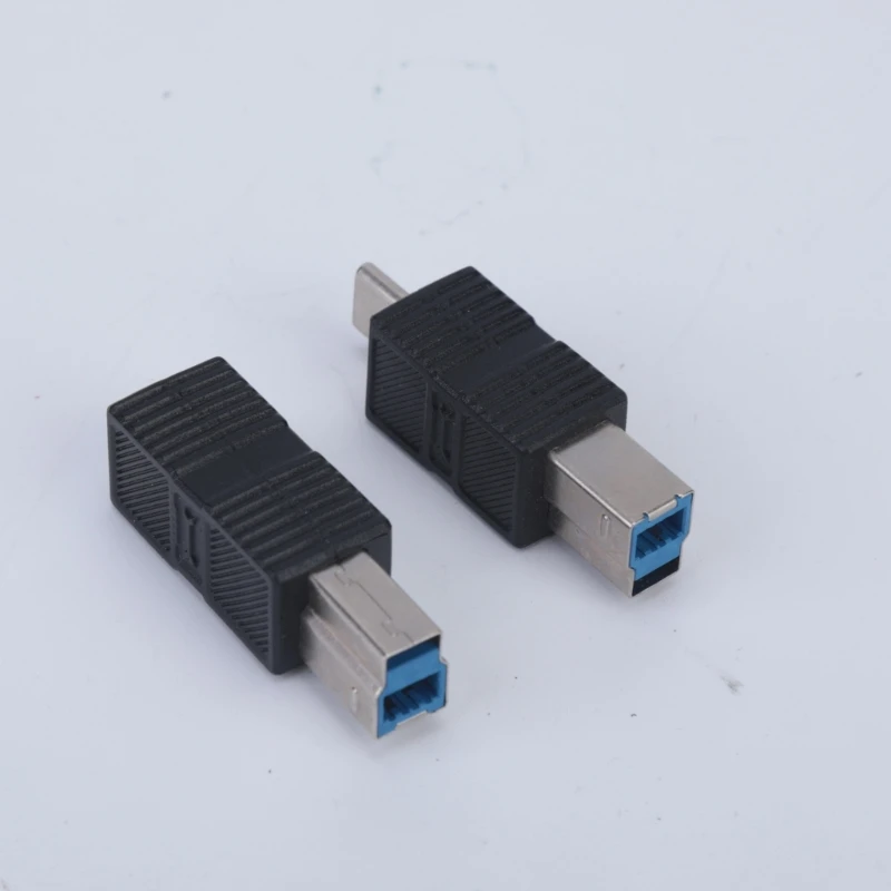 2pcs USB B to Type C Adapter USB C Female Male to USB B Cable Extender Converter for Phone Laptop to Printer Scanner Adapter