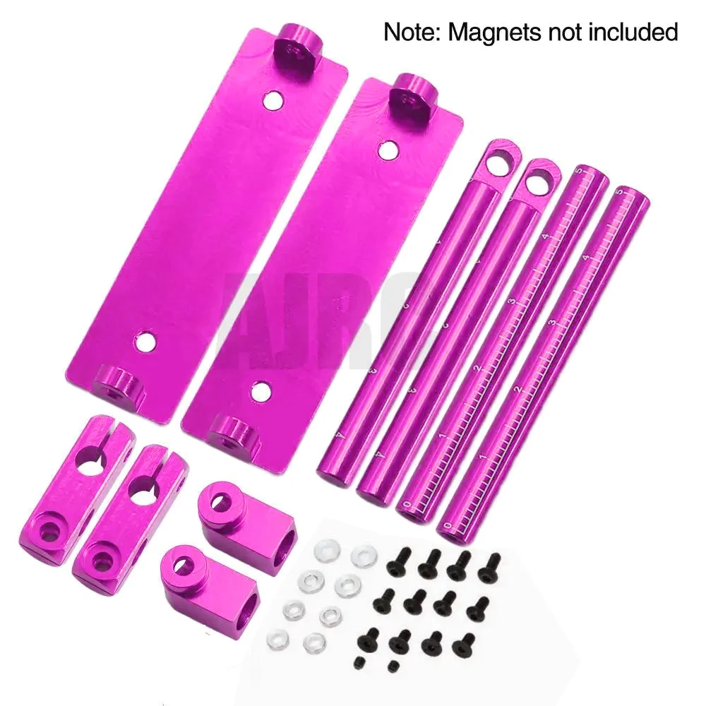 1 Set Alloy Magnetic Stealth Invisible Body Post Mount For 1:10 RC Models Car Drift HSP d90 Sakura Himoto Redcat Exceed Racing