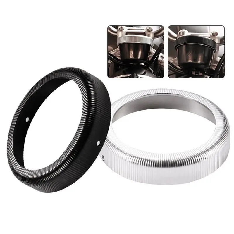 Bezel Gauge Ring CNC For BMW R Ninet Pure Scrambler Urban Motorcycle Speedometer Tachometer Trim Cover 2017-21 Silver