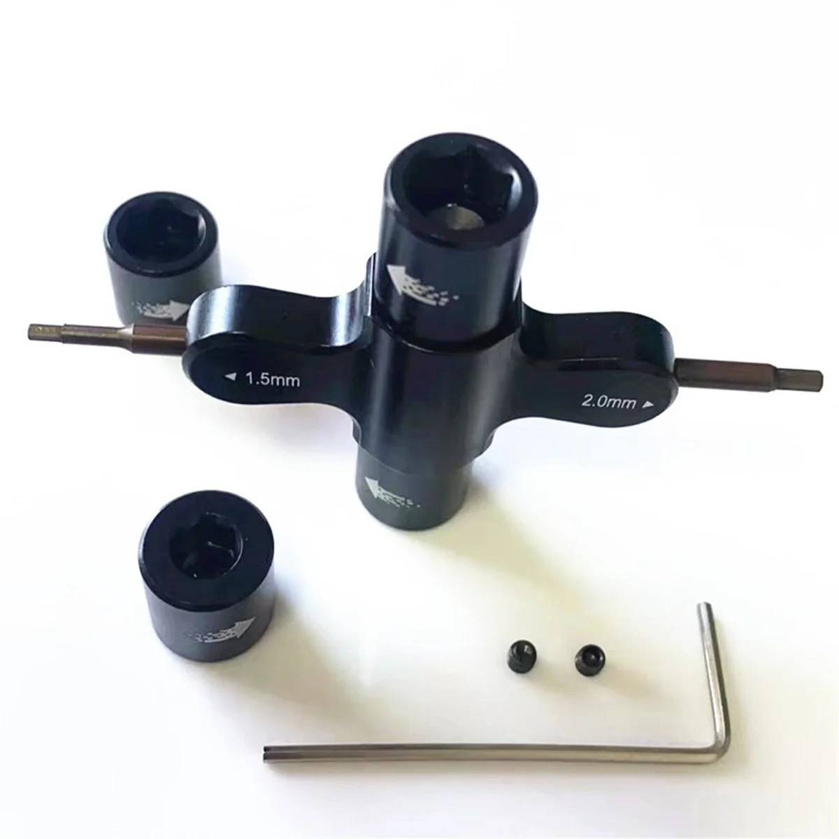 A06K M3 M5 Wrench Schroef Moer 1.5 2.0mm Hexagon Schroevendraaier Quick Release Propeller Motor Prop Tool voor RC Quadcopter FPV Drone