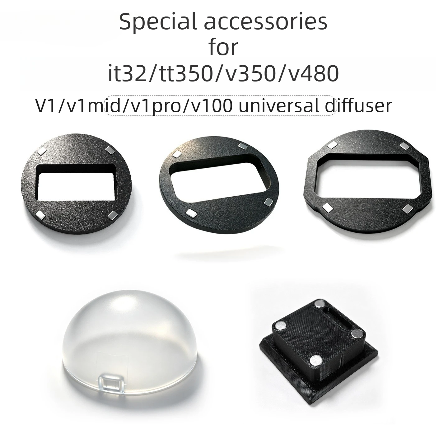 Magnetic Adapter Base Ring for Godox Flash IT32 TT350 V350 V480 Flash AK-R11 Soft Light Cover  Flash Diffuser AK-R11