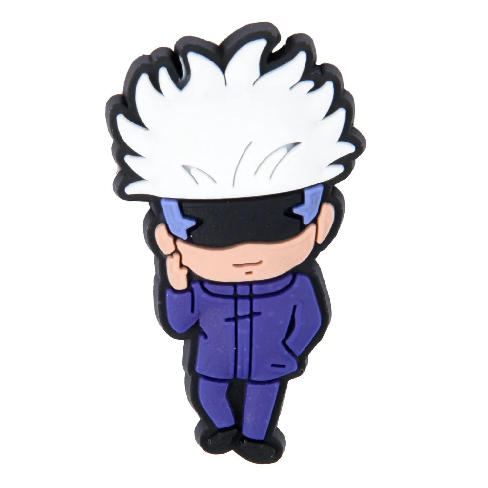 7-8 Stück/Set Cartoon Beliebte Anime-Figuren aus Japan Schuhschnallen Sandalen DIY Zubehör PVC Abnehmbare Clogs-Pins Deko Kinder Weihnachtsparty Geschenk – Detail 4