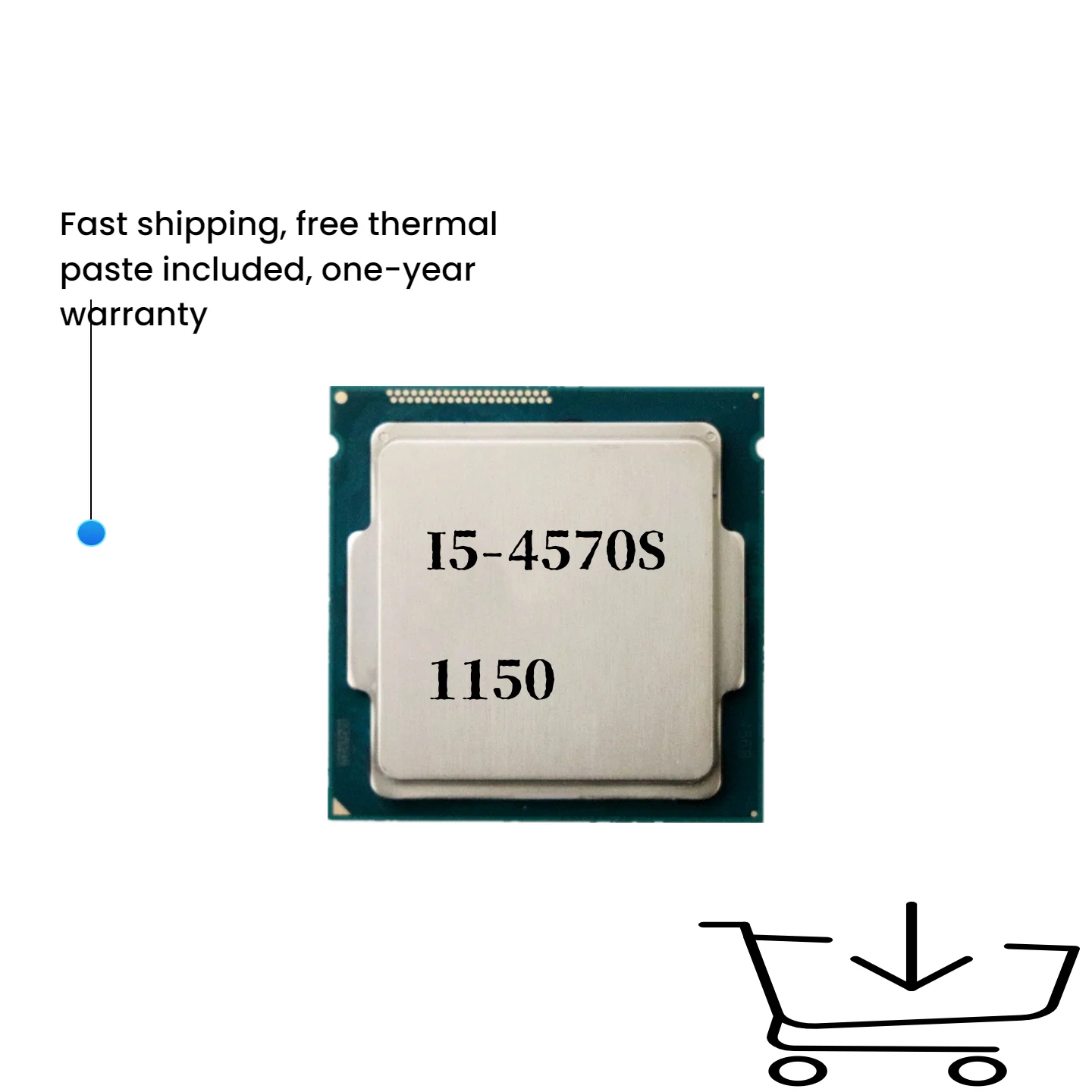 

Core i5 4570S i5-4570S 2.9GHz Quad-Core 6M 65W LGA 1150 CPU Processor