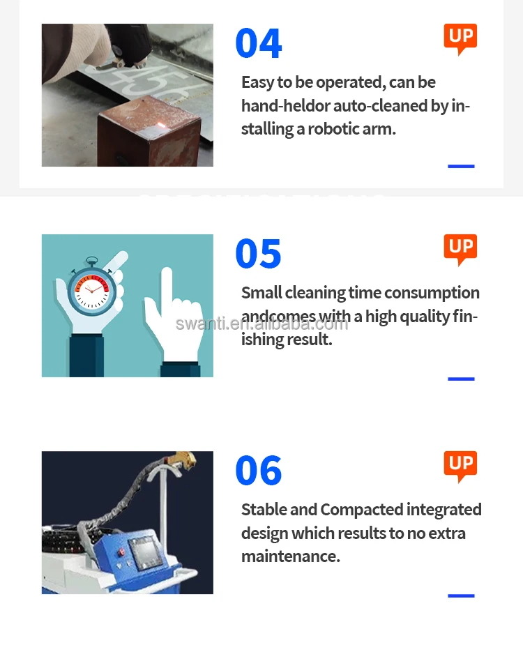 2024 Newst Fiber Continuous Car 1000W Laser Cleaning Machine Pulse Handheld 2000W 3000W Rust Removal Machine For Metal