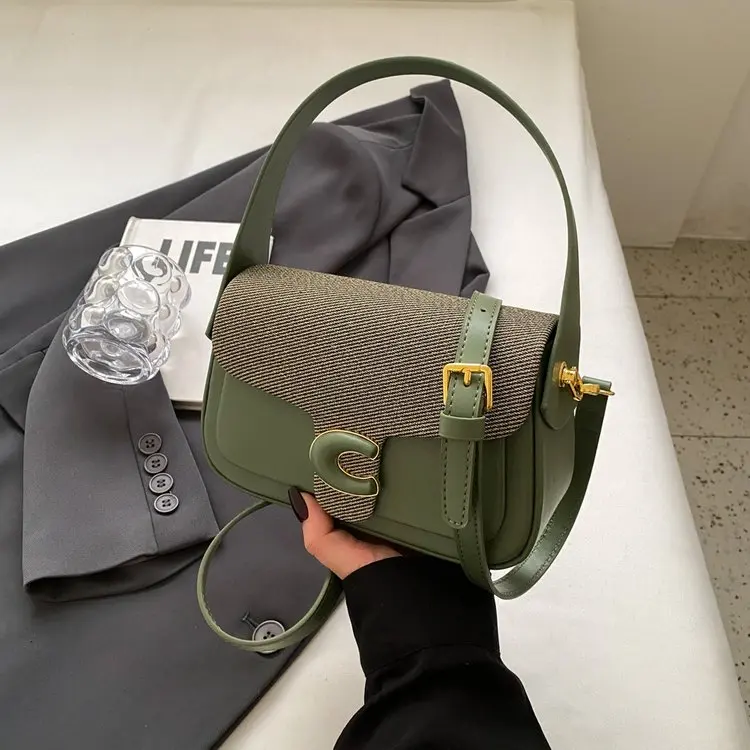 

2025 Designer-Patchwork Bag Women Convertible Shoulder/Tote/Crossbody Luxury-Textured Versatile Purse Day&Night Multifunctional