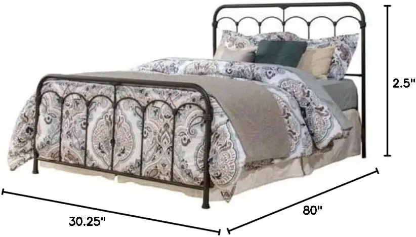 Jocelyn Bed Set - King - Bed Frame Not Included , Black Speckle