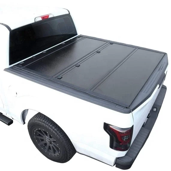 

2023 Ranger Aluminum Alloy Pickup Truck Hardtop Canopy KV8801 Model Hard Tri Fold Tonneau Cover Waterproof
