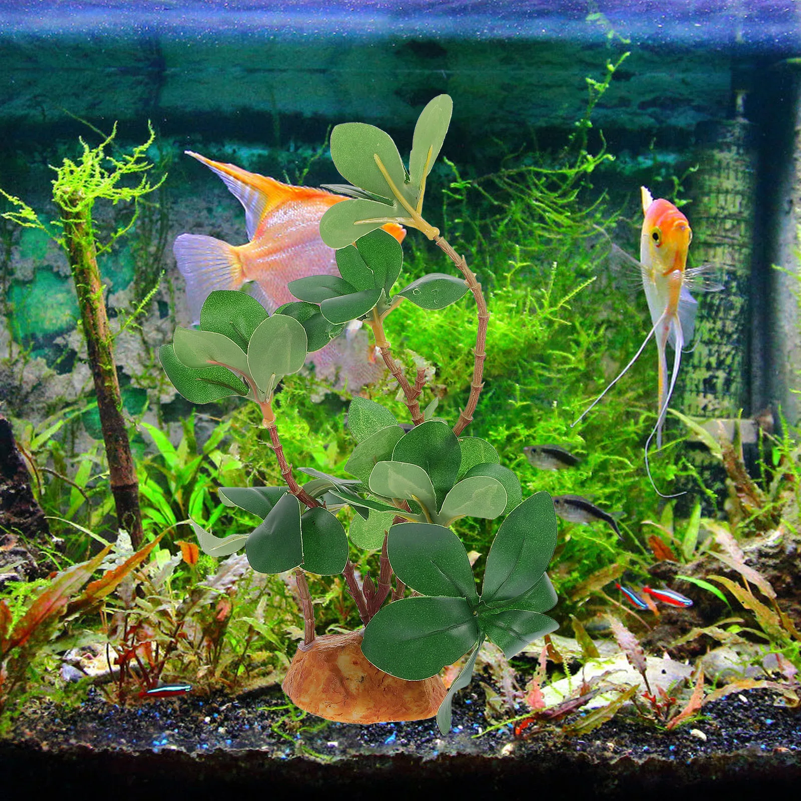 

Fake Green Grass Plant For Reptile Aquarium Terrarium Decor Artificial Plant Ornament Fish Tank Decoration Reptile