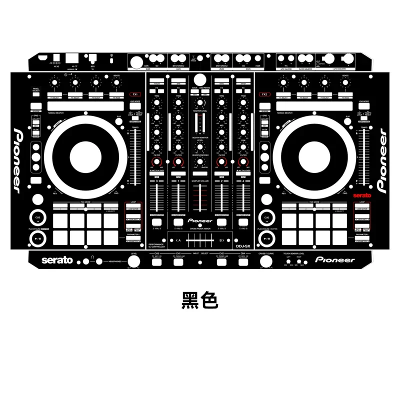 Pioneer DDJ-SX Controller Film Pioneer Colorful Sticker.Not An Iron Panel