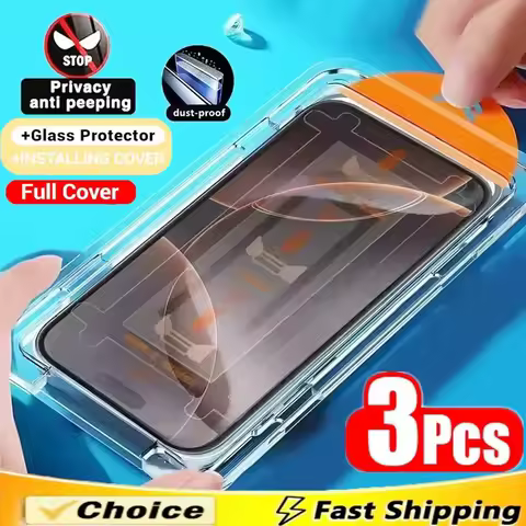 Privacy Temper Glass Film For Samsung Galaxy S25 S22 Plus S21 S24 FE S23 Ultra Anti-Spy Peeping Screen Protect Dust Removal Kit