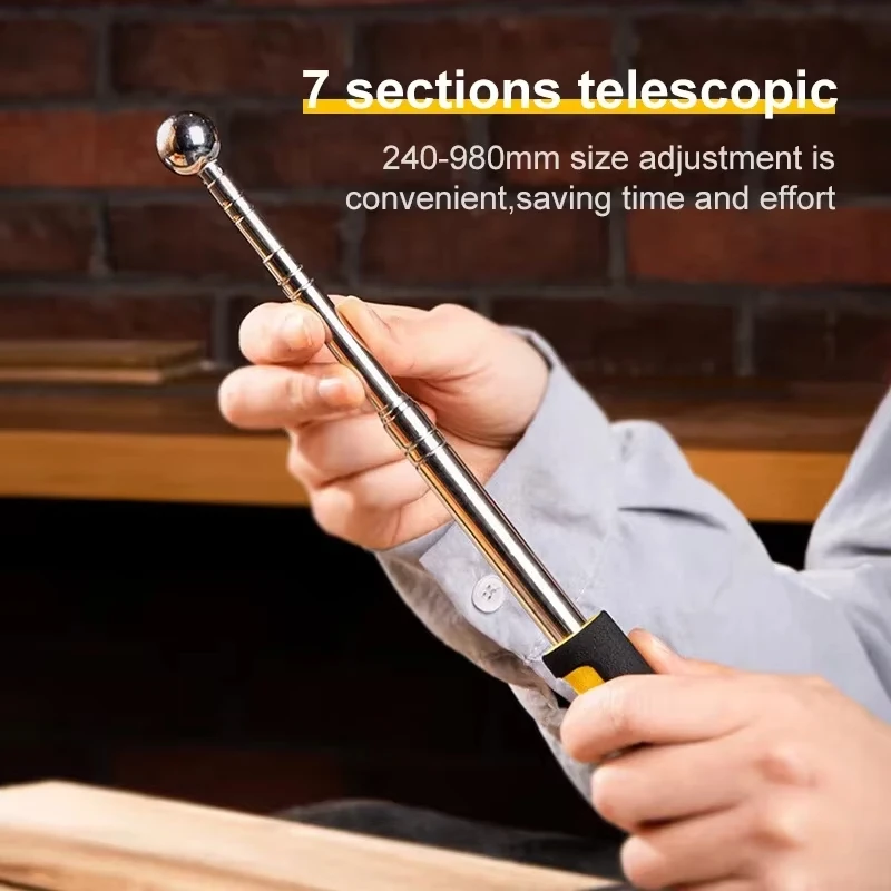 115/160 سنتيمتر متعددة الوظائف تلسكوبي الدفاع عن النفس المطارق فارغة طبل المطرقة غرفة اختبار قضيب غرفة التفتيش أدوات اختبار Metel