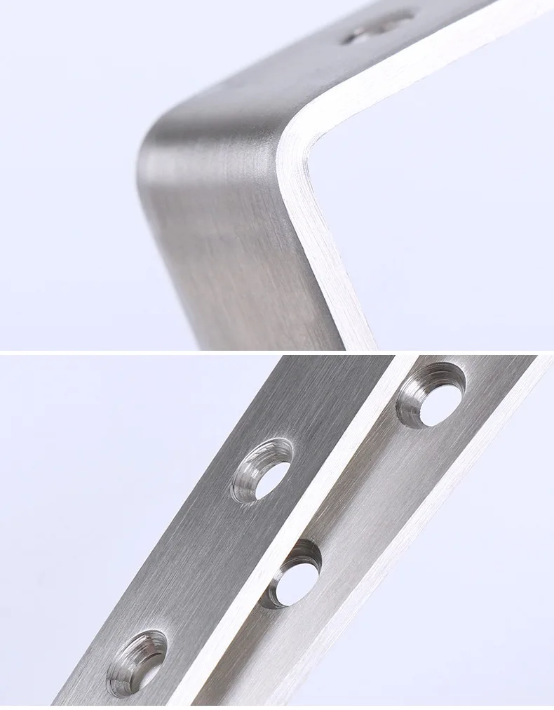 1 Stück 304 Edelstahl-Winkelhalterung, Befestigungselemente, Schutz, vierzehn Größen, Eckhalterung, Möbelbeschlag – Detail 14