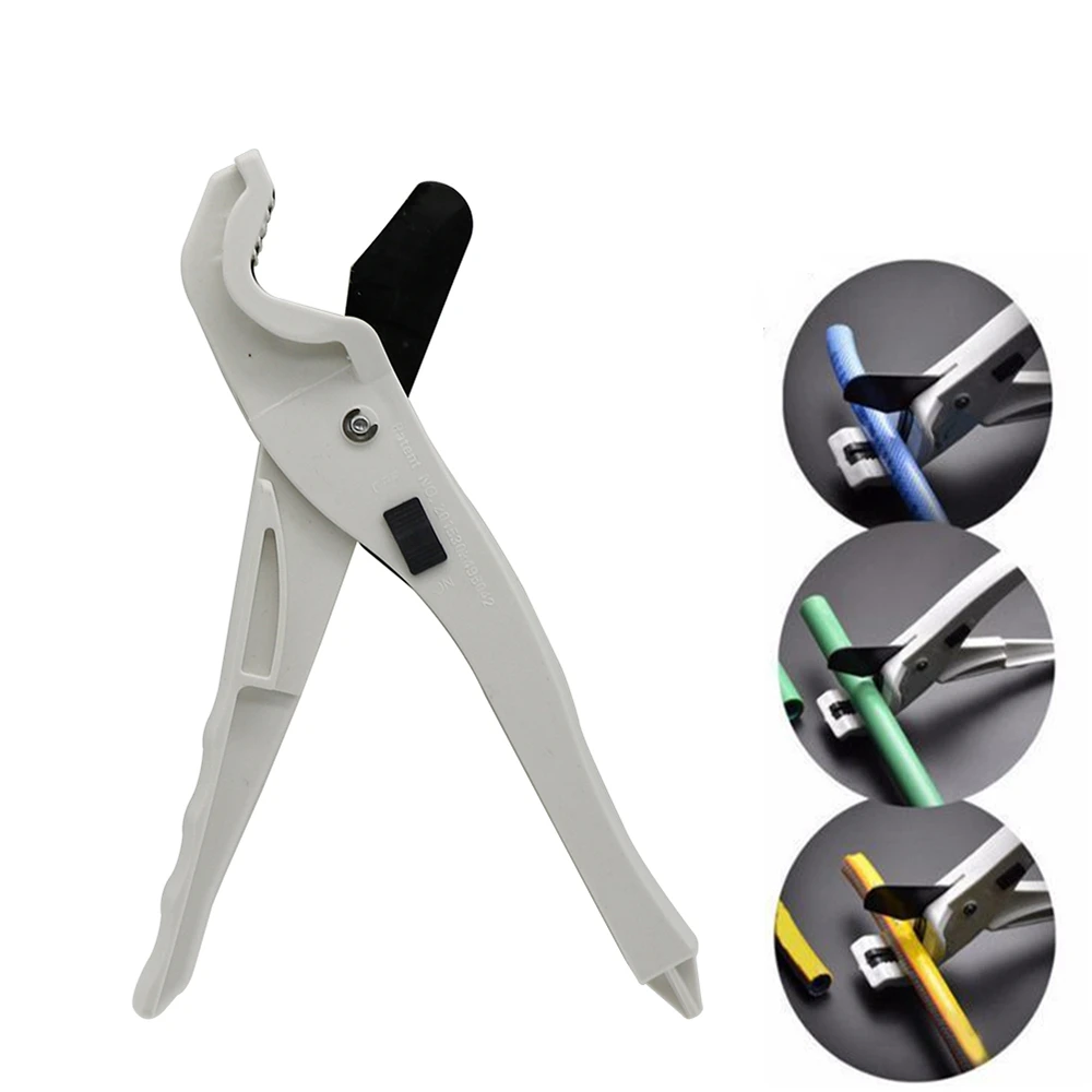 1Pc White 16~32mm ABS Fast Pipe Cutter Hose Conduit Cutting Plier Scissor For PPR/PE/PVC Portable  Scissors Garden Hand Tools