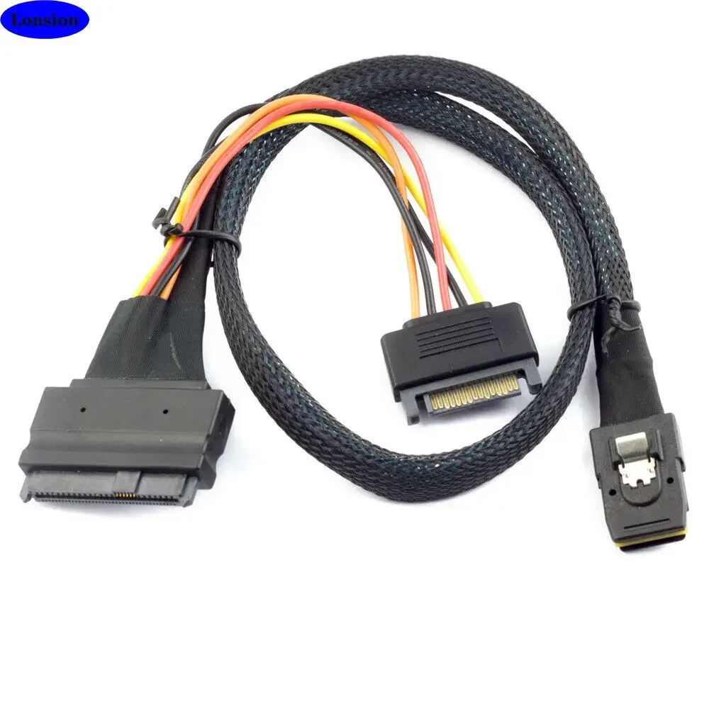

MINI SAS SFF-8087 to SFF-8639 female server connection cable