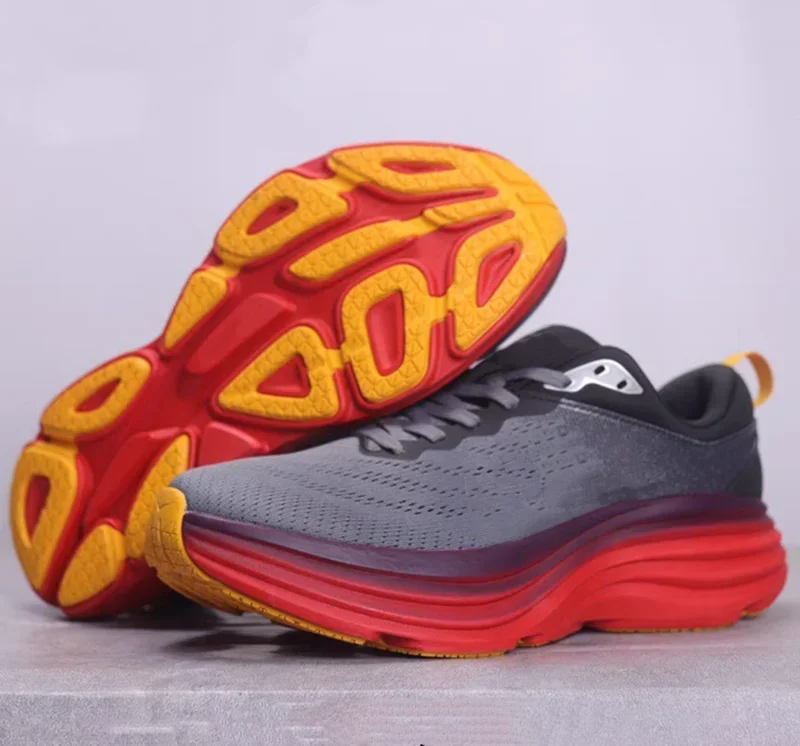 Hardloopschoenen Bondi8 Ademende antislipdemping Road Runs-schoenen Heren Sportschoenen Sneaker Dames