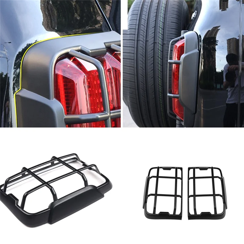 

Car Headlight Cover+ Tailight Cover Kit For GWM Great Wall Tank 300 2021- 2024 Rear Brake Light Trim Frame