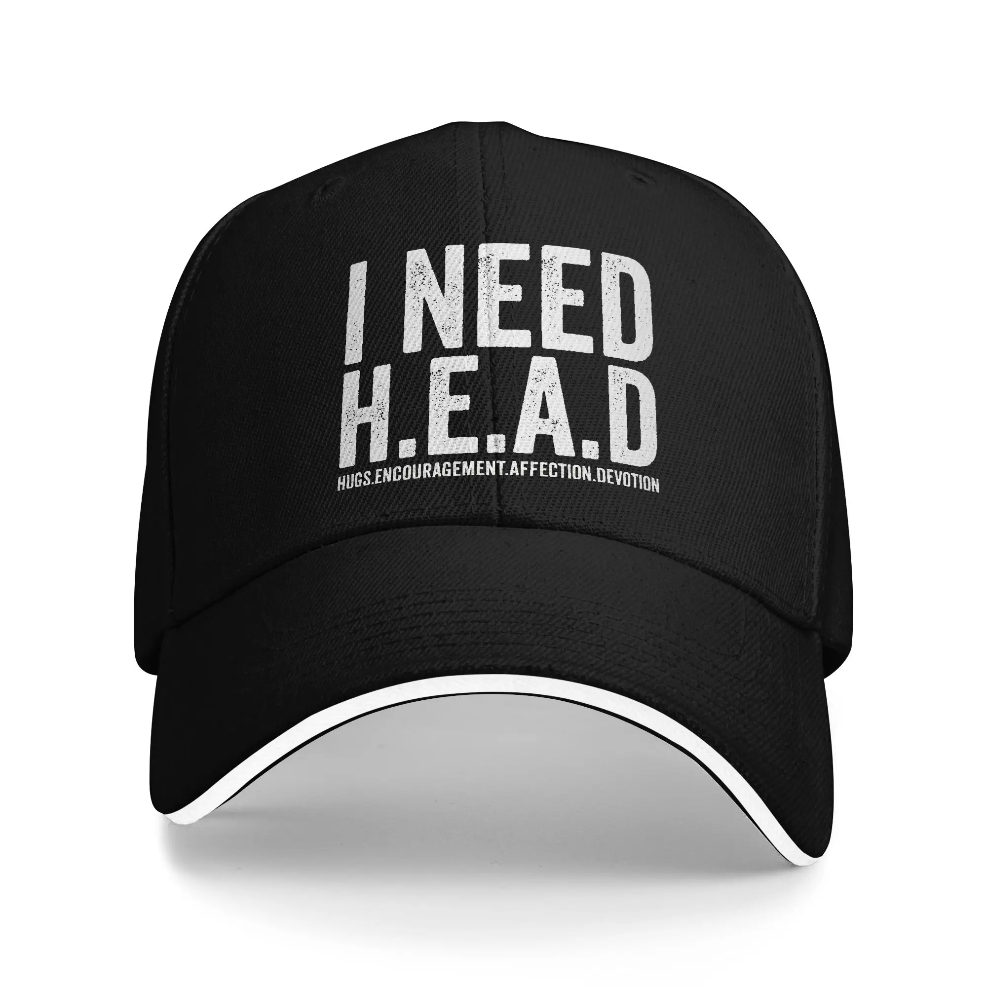 I Need HEAD Hugs Encouragement Affection Devotion Casual Baseball Cap Trucker Hat Summer Sun Visor Unisex-Teens Snapback Cap