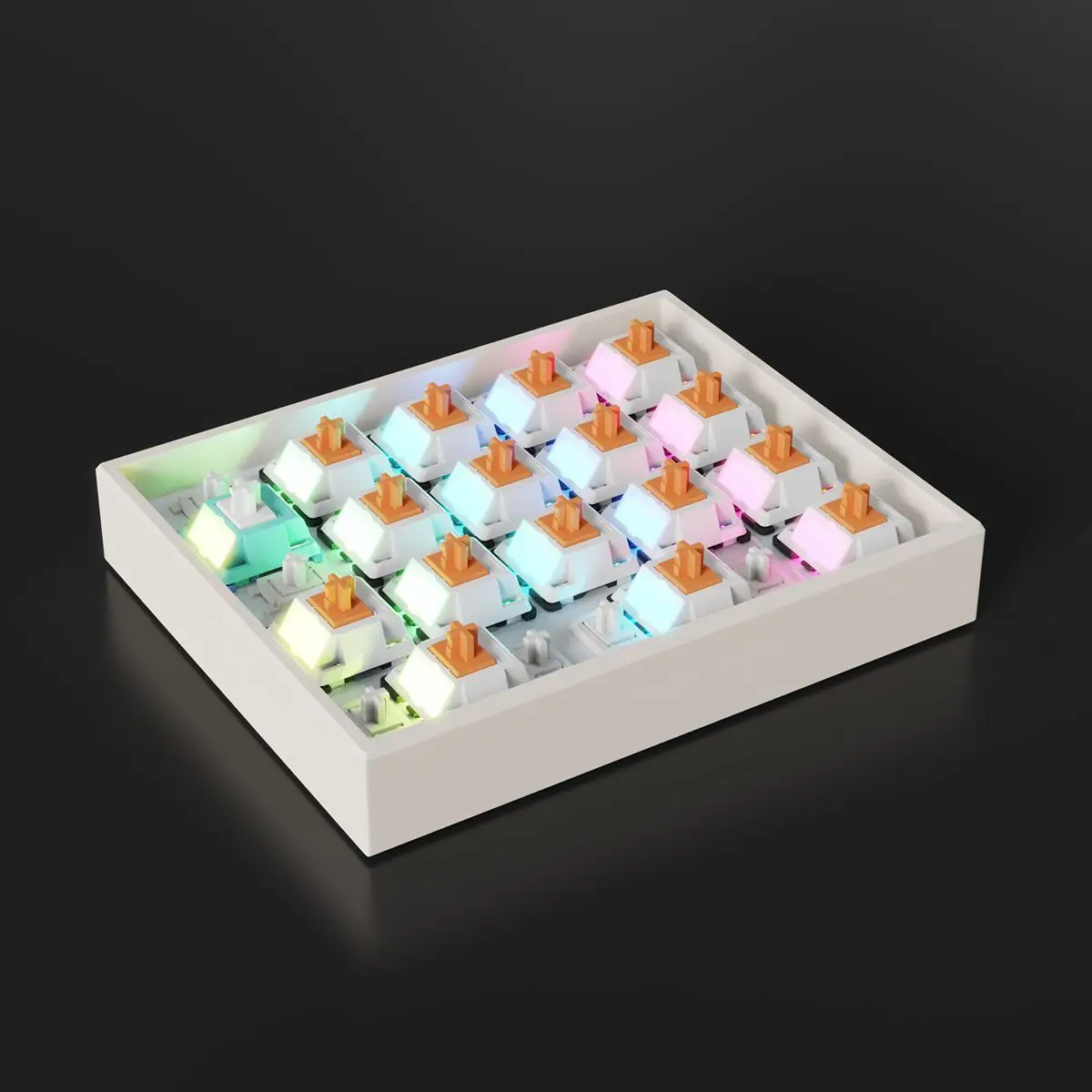 110 PCS Switch LED Light Guide Column for Universal Mechanical Keyboard Customize Optimized RGB Diffuser Light Focus