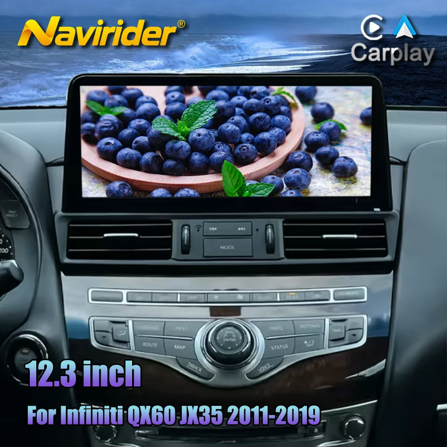 Wireless Carplay For Infiniti QX60 JX35 2011-2019 12.3