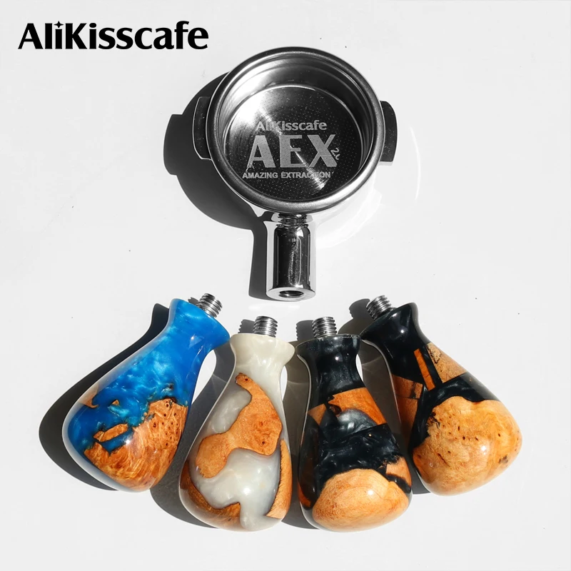 Mango de portafiltro de café M10, mango modificado de resina, repuesto de portafiltro para cafeteras espresso Delonghi Breville, accesorios para baristas