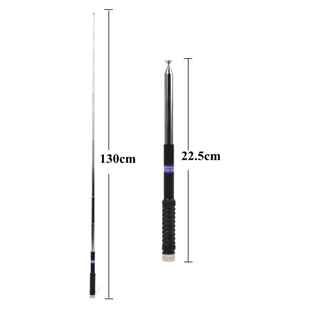 

Long range telescopic 130cm strong signal receiving gps garmin antenna SMA astro 320 430 astro 220 VHF136-174MHz