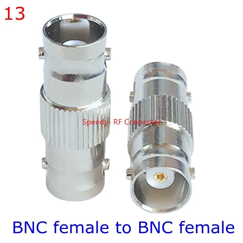 BNC Connector Q9 BNC To BNC Male Female 90 Degree Right Angle Tee Type 3way 4way Splitter 2x Double Male Female 3+4Type Brass