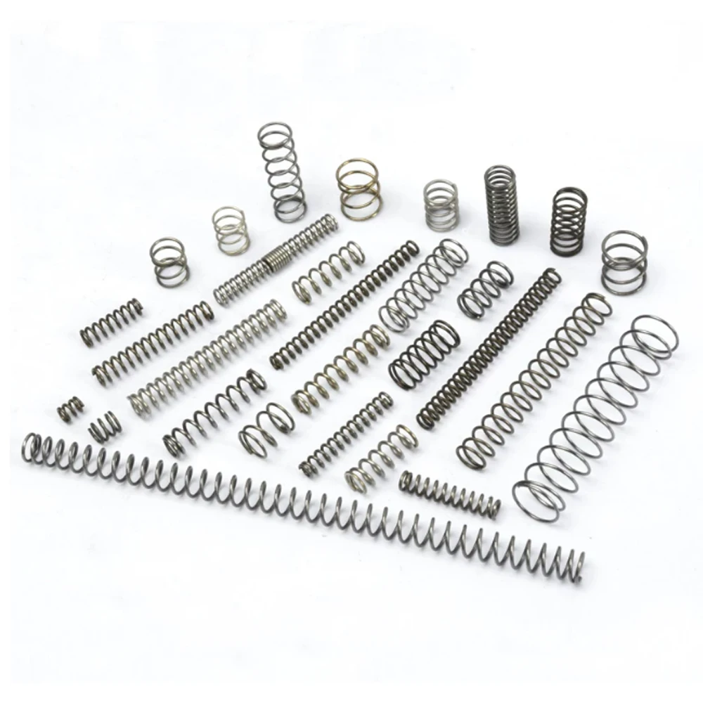 10Pcs/Lot Wire Dia 0.7mm Micro Small Compression Strong Spring Stainless Steel/Carbon Steel OD 4.5-10mm Length 15/20/25-120mm