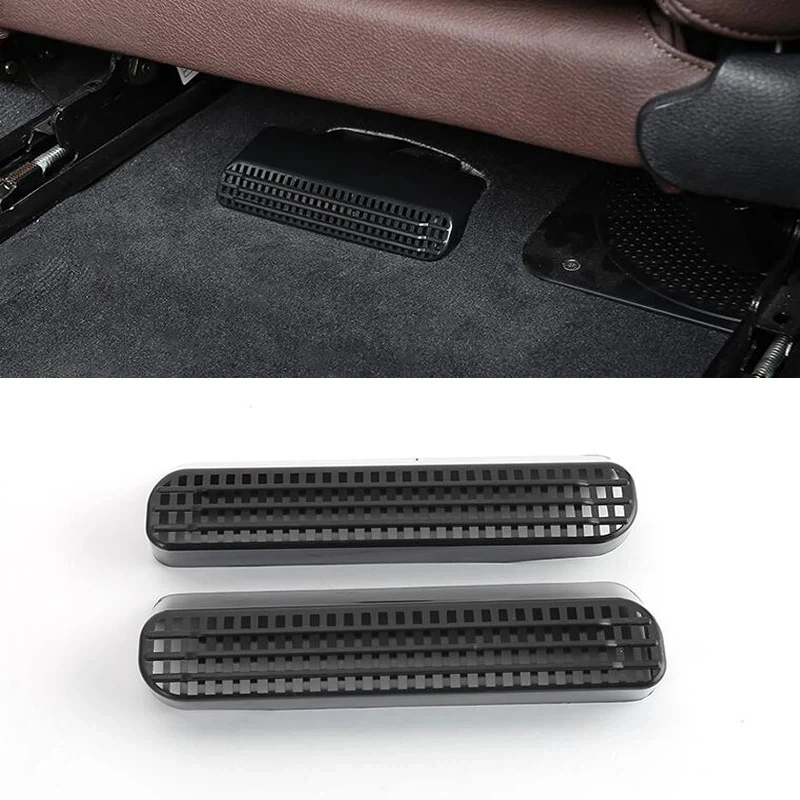 Car-styling Seat AC Heat Floor Air Conditioner Duct Vent Outlet Grille Cover for BMW 3 4 Series GT F30 F34 316li 320li 2013-2018