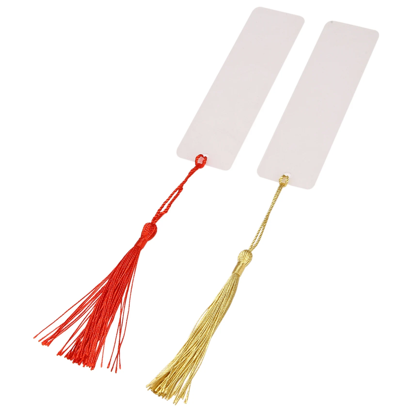 Marque-page en acrylique vierge inachevé, signets de bricolage, ornements de marqueurs de livre, 30 glands colorés, 30 pièces