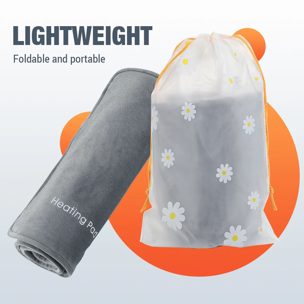 Bantalan pemanas USB Graphene multifungsi, alas pemanas listrik kompres suhu konstan selimut fisioterapi