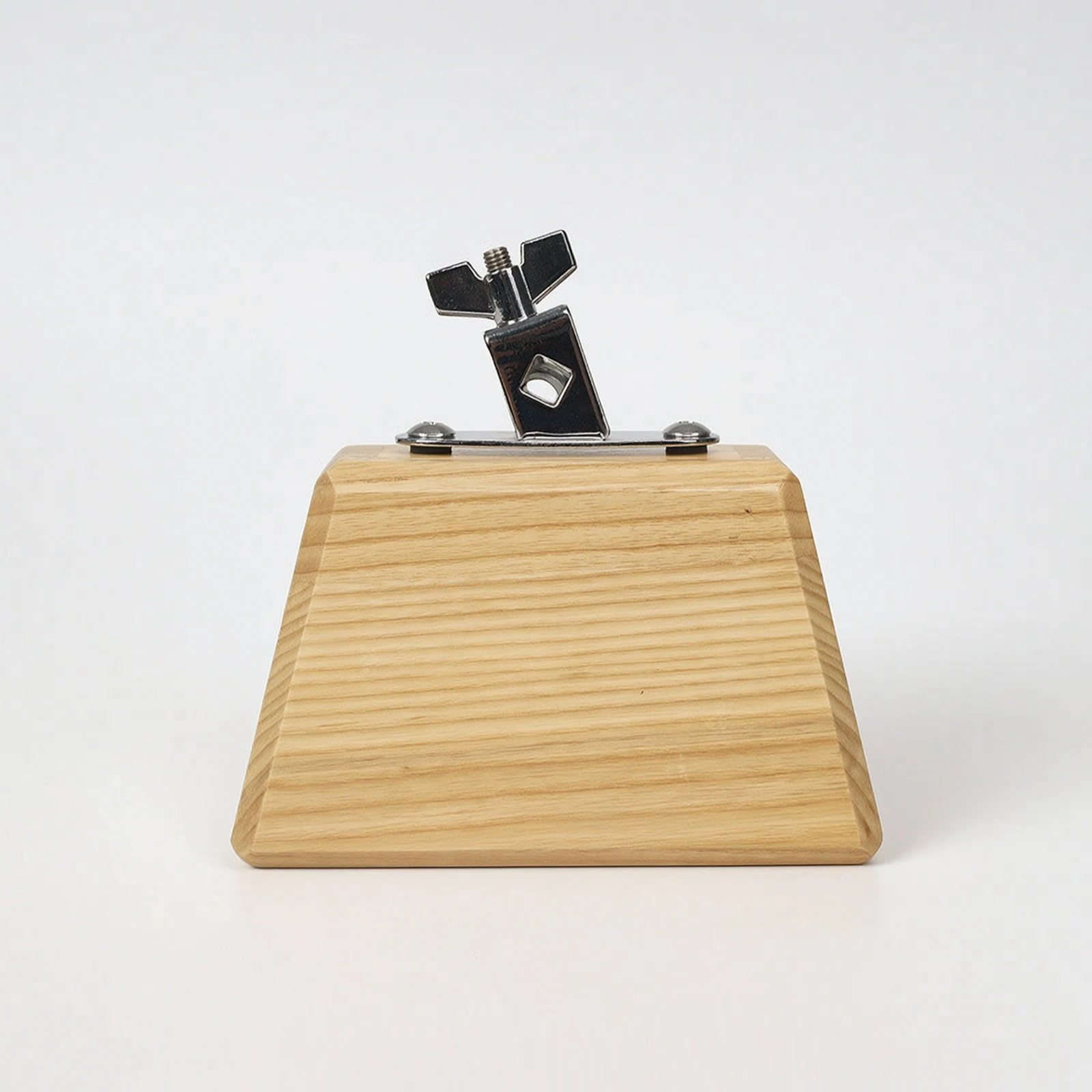 Solid Wood Trapezoidal Percussion Block with Clamp-on Design Woodblock for Live Music and Rehearsals