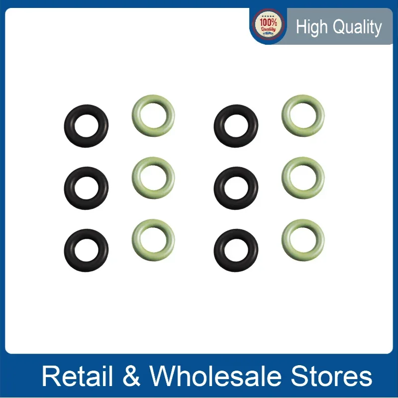 6pcs Low Pressure Injector Repair Kit Manifold Fuel Injector Nozzle Sealing Ring 3.0T 06E998906 for VW Audi A4 A5 A7 06E 998 906