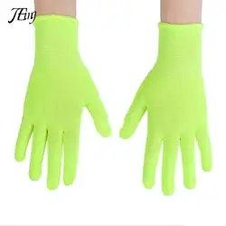 5Pairs Party Fluorescent Glove Good Flexibility green Gloves Flexible work Gloves