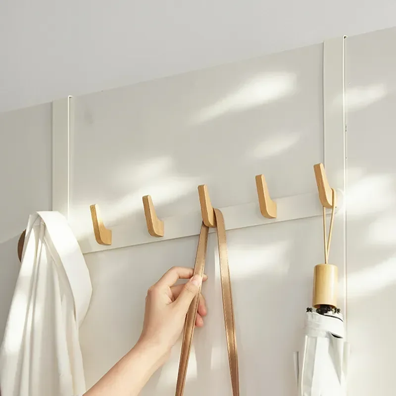 

Door Kitchen Door Mounted Wall Organizer Hook Bathroom Coat Towel Rack Clothes Hooks Back Hat Holder Rear Hanger