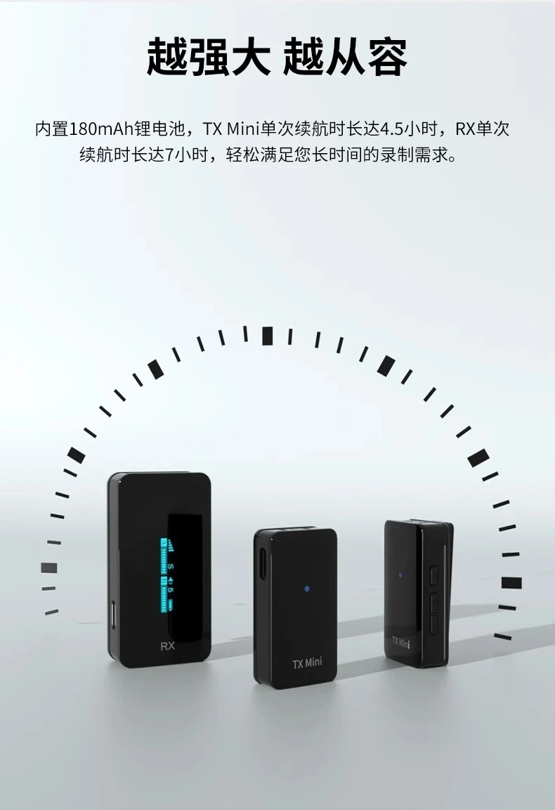 SLR-Handykamera, Live-Übertragung, Rauschunterdrückung, Little Bee-Mikrofon, kabelloses Halsbandmikrofon