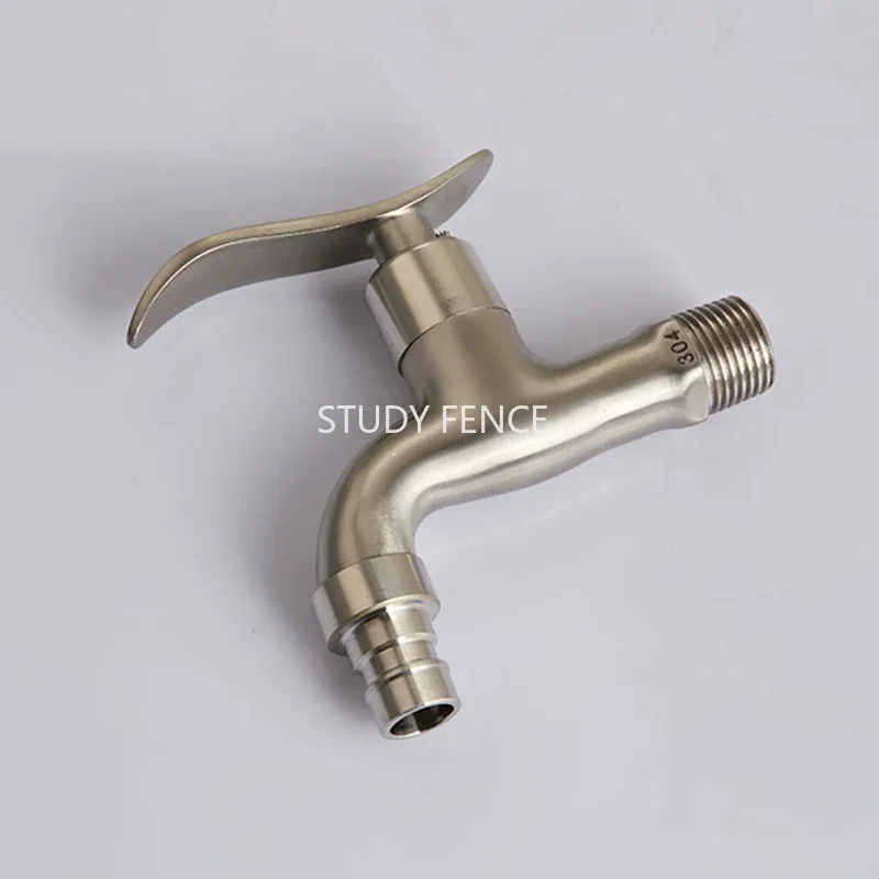 1pc-ステンレス鋼ショート-ロング蛇口、モッププール蛇口、洗濯機蛇口、家庭用キッチン蛇口、ハードウェアアクセサリー