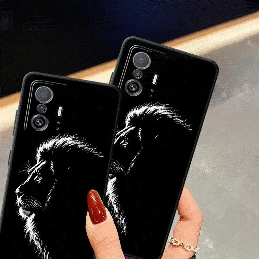حافظة لهاتف Xiaomi Mi 13 14 15 Pro 11 12 13 Lite 12X 10T 11T 12T Pro Lion