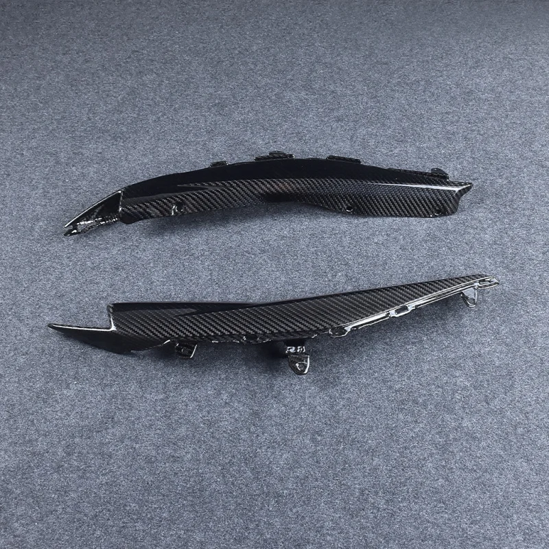 Adequado r3 modificado fibra de carbono cauda inferior painel lateral 3k acessórios da motocicleta carbono seco