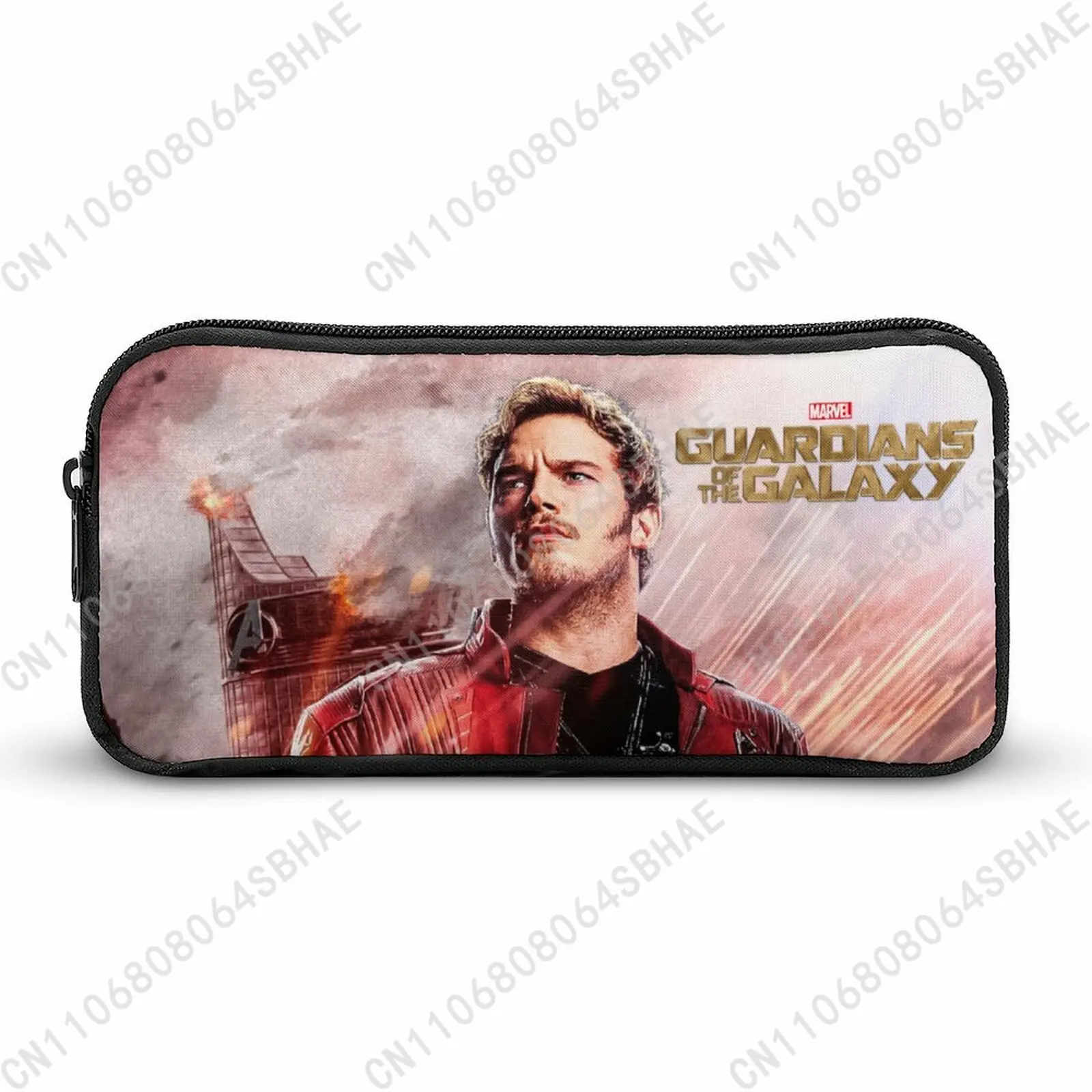 

Marvel Star Lord Pencil Case Teens Custom Pattern Simple Pen Bag School Stationery Pouch Personalized Zipper Bag Cosplay