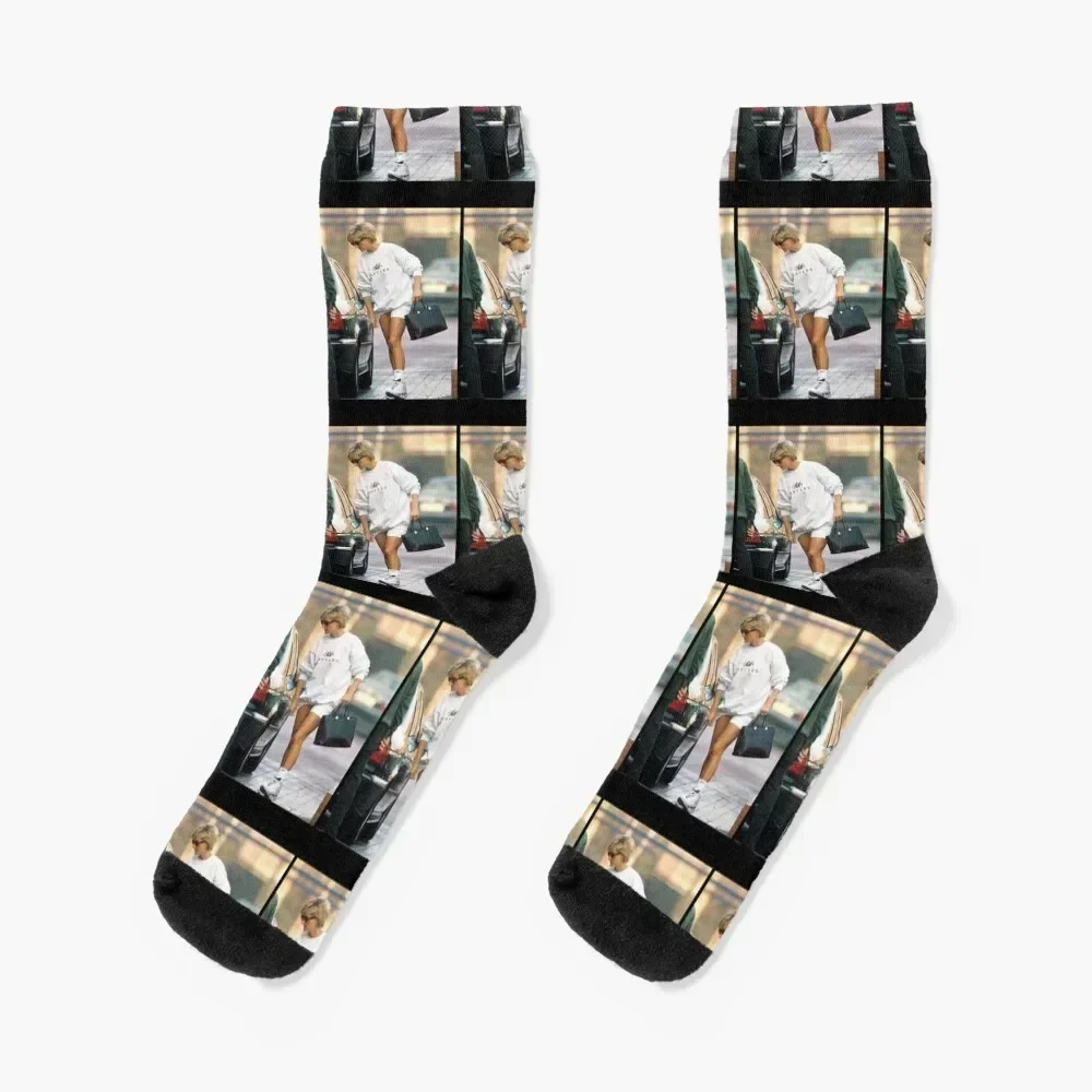 

Princess Diana Pullover Socks Non-slip basketball designer floor Man Socks Women's