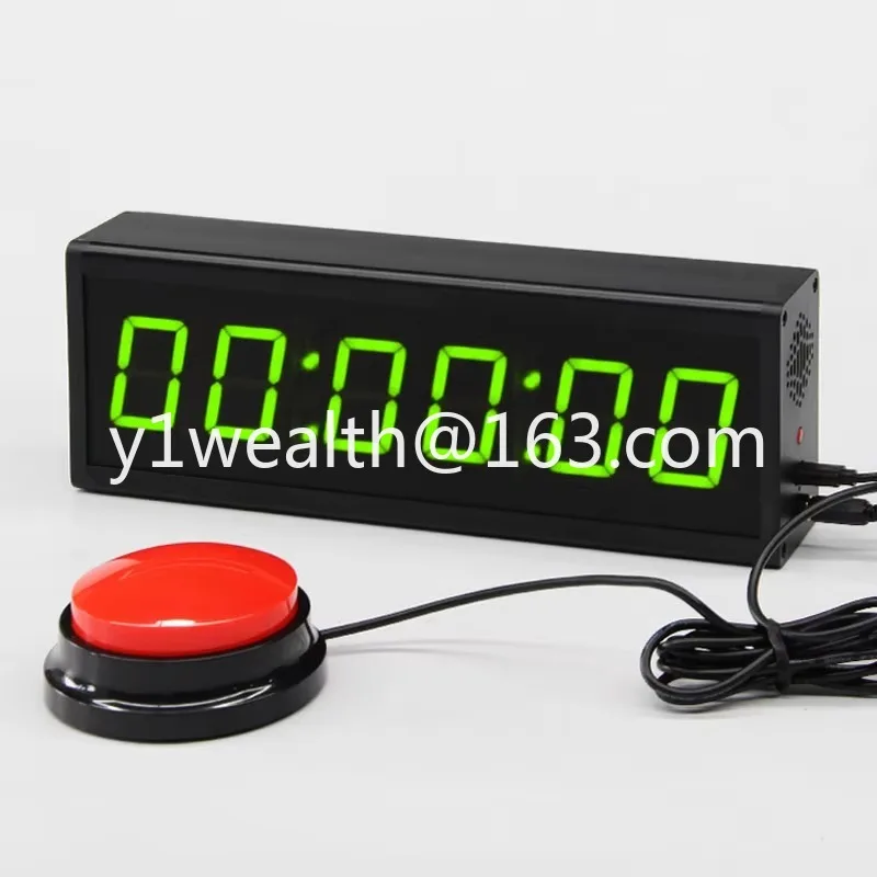 High quality LED Digital Display Game Countdown Timer with Buzzer for Game Nights Industrial Classroom Activities
