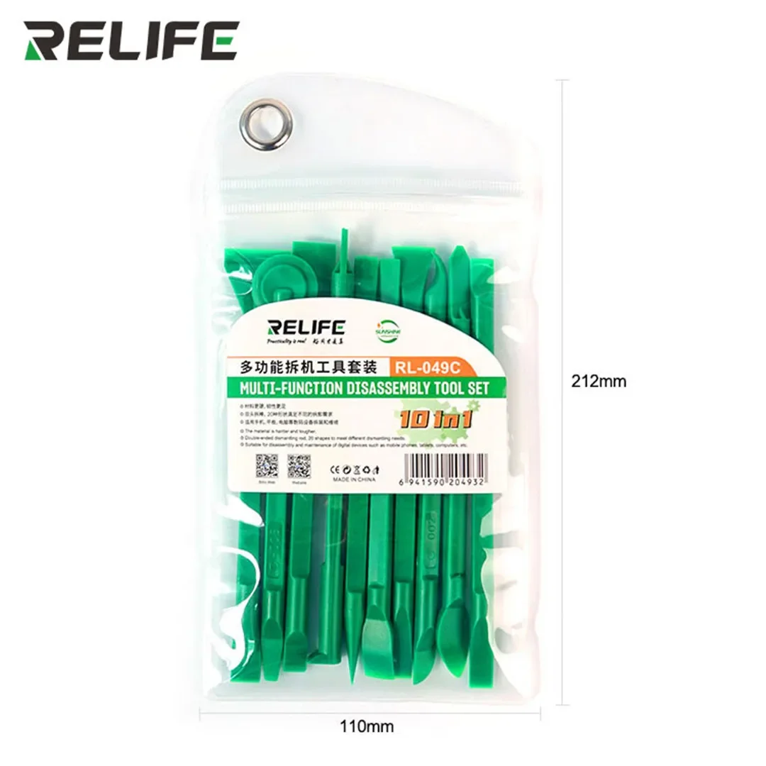 RL-049C 10 In 1 Bilateral Disassembly Rod Anti-static Crowbar For Dismantling Mobile Phones Pad LCD Screens Laptops Digital Part