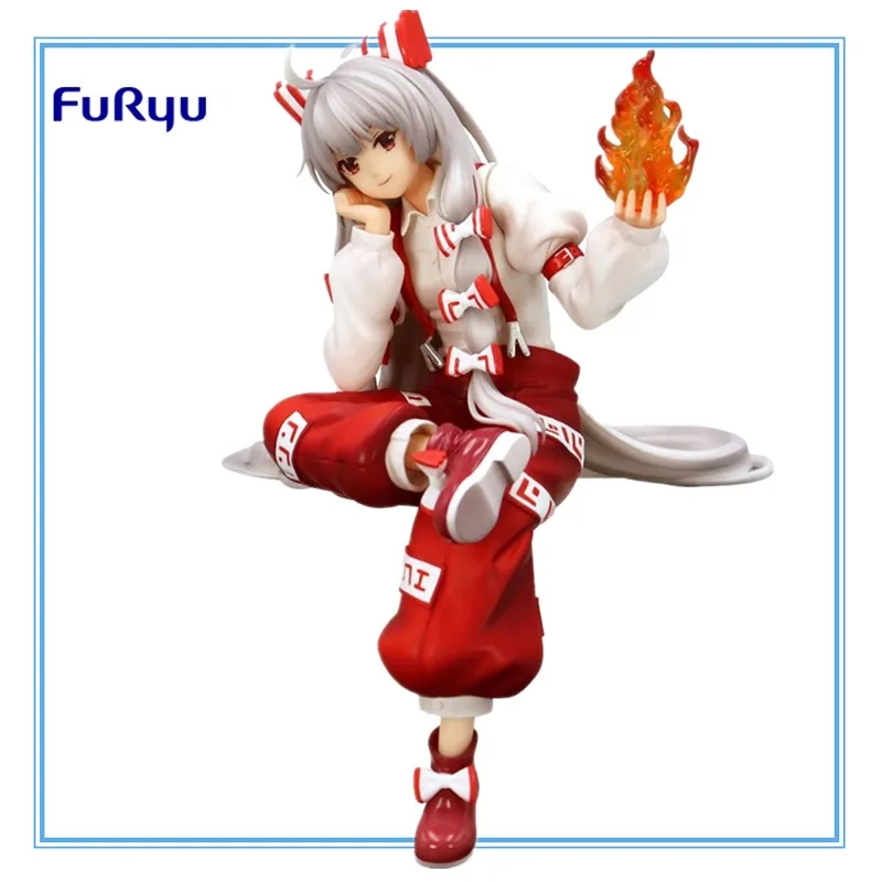 

In Stock Original FuRyu Touhou Project Fujiwara No Mokou Anime Character Model Pressed Instant Noodles Series Toys Gifts