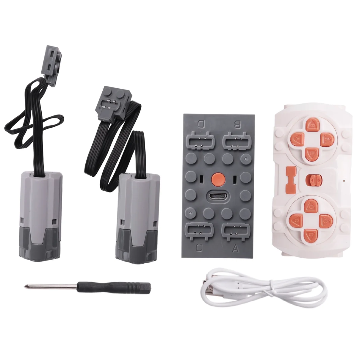 1Set Power Functie Motor App Afstandsbediening Programmering 2 Meduim Moter Set DIY Bouwsteen voor kinderen